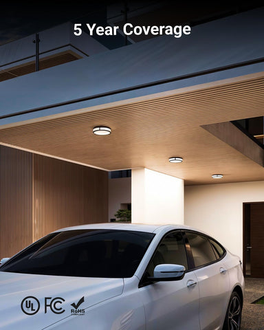 Sunco Lighting slim low-profile ceiling light blends with ceilings
