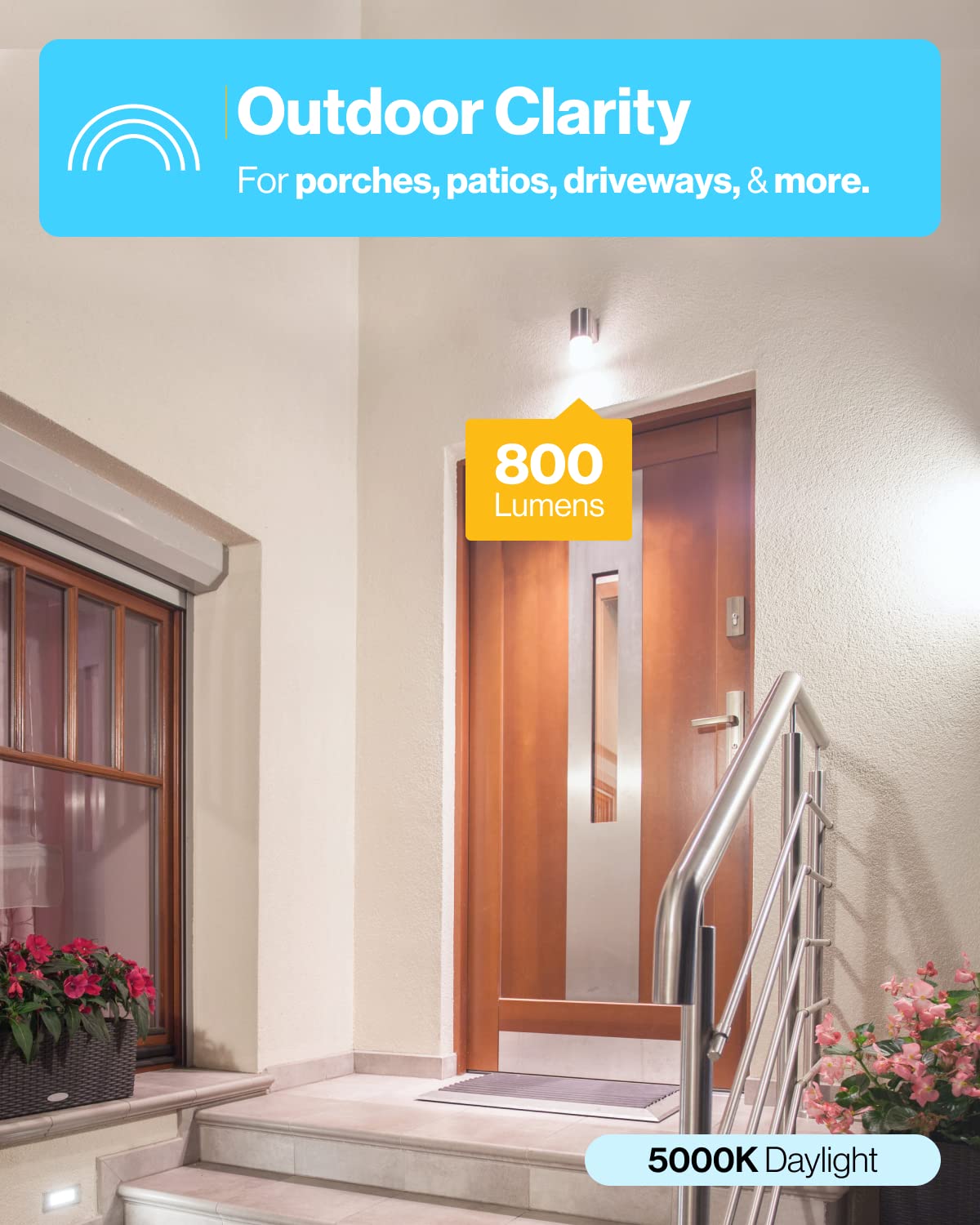 Sunco Lighting UL-certified A19 bulb ensures safety and mercury-free operation.
