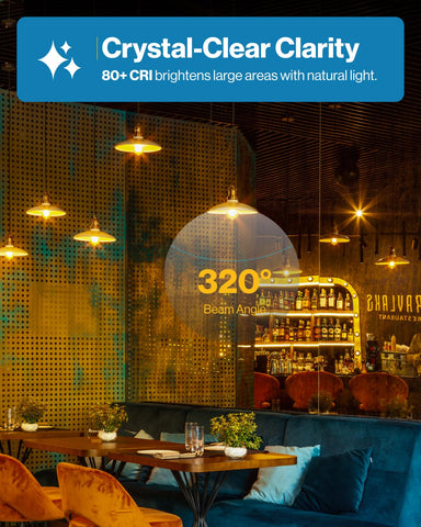 Sunco Lighting UL certified bulb ensures safety and reliable performance.