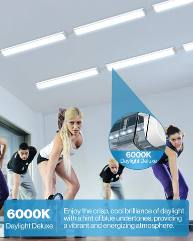 Sunco Lighting ETL-certified fixture supports reliable and safe operation in garages.