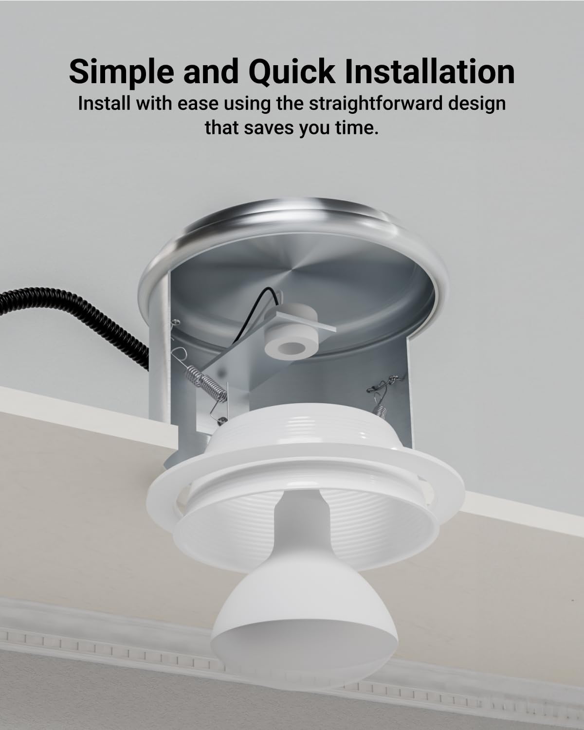 Sunco low-profile 6-inch trim suits slim ceilings and retrofits