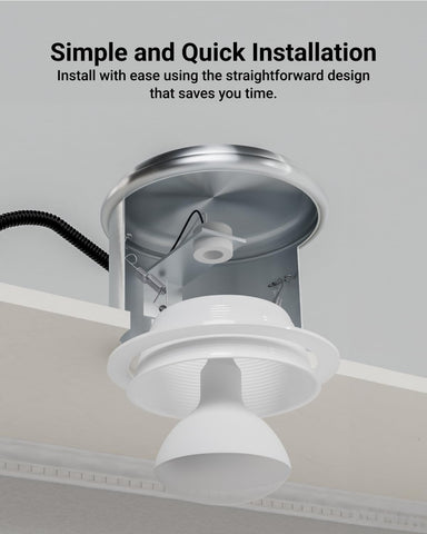 Sunco low-profile 6-inch trim suits slim ceilings and retrofits