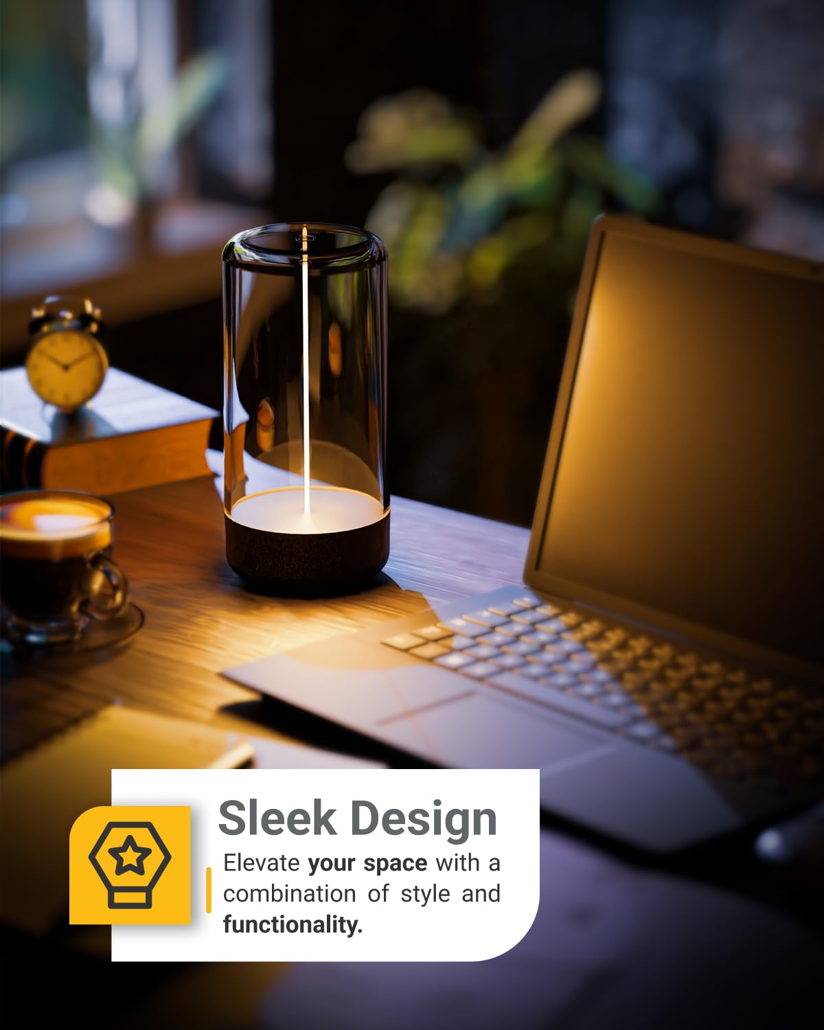 Sunco Magnetic Filament Light dimmable controls create cozy ambient lighting