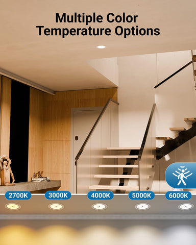 Sunco 2-pack LED downlights deliver energy-efficient, motion-activated illumination for hallways