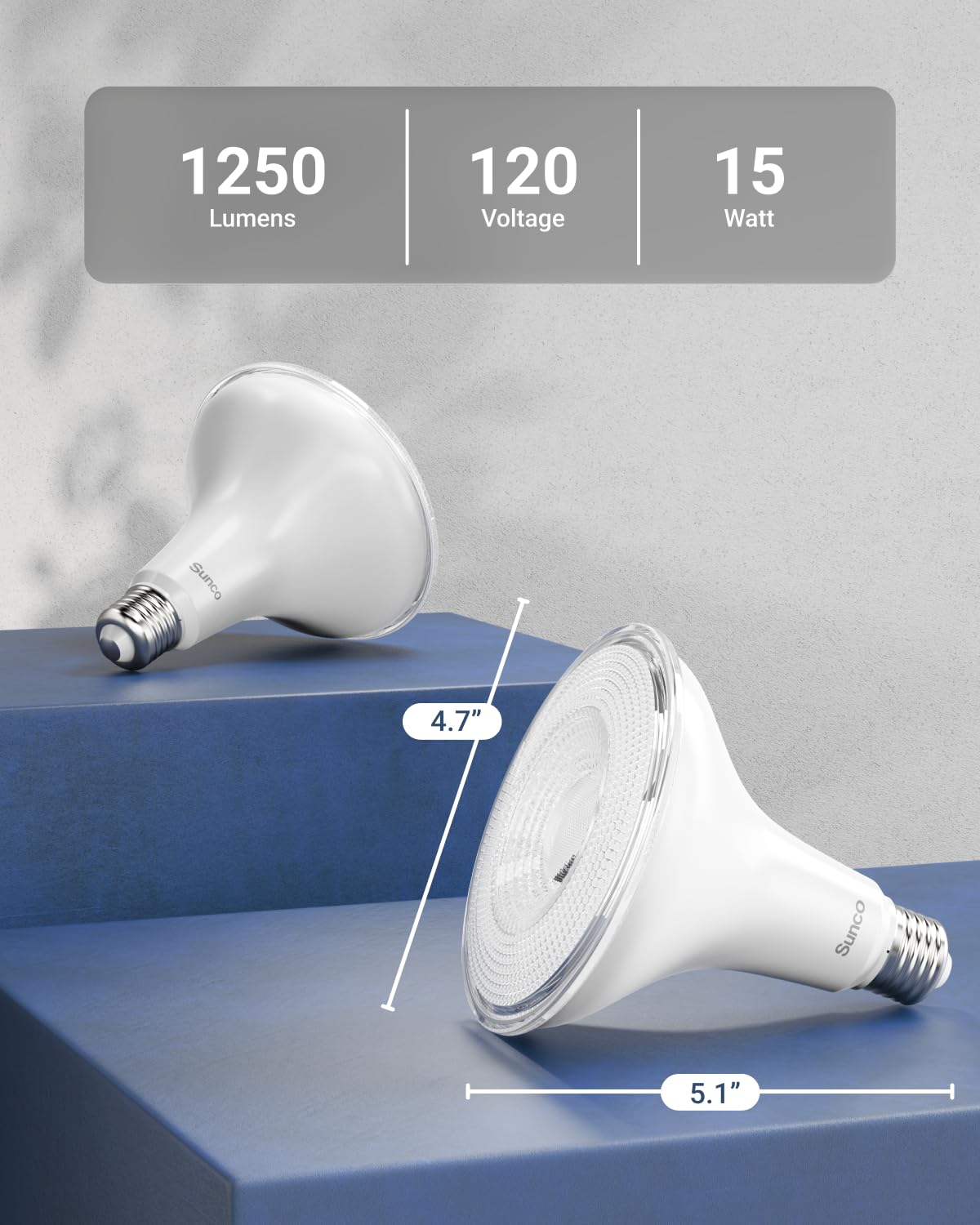 Sunco PAR38 dusk-to-dawn bulb in driveway providing reliable night lighting