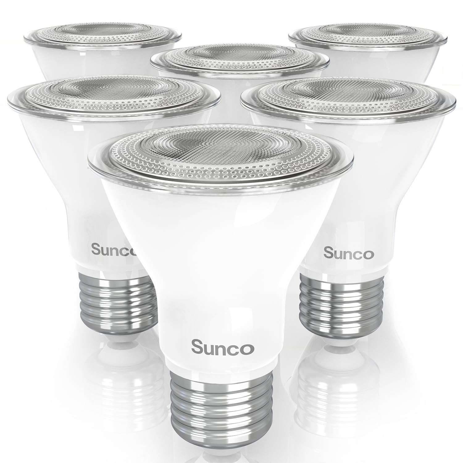 Sunco PAR20 LED bulb pack 6: versatile lighting for indoor and outdoor spaces.