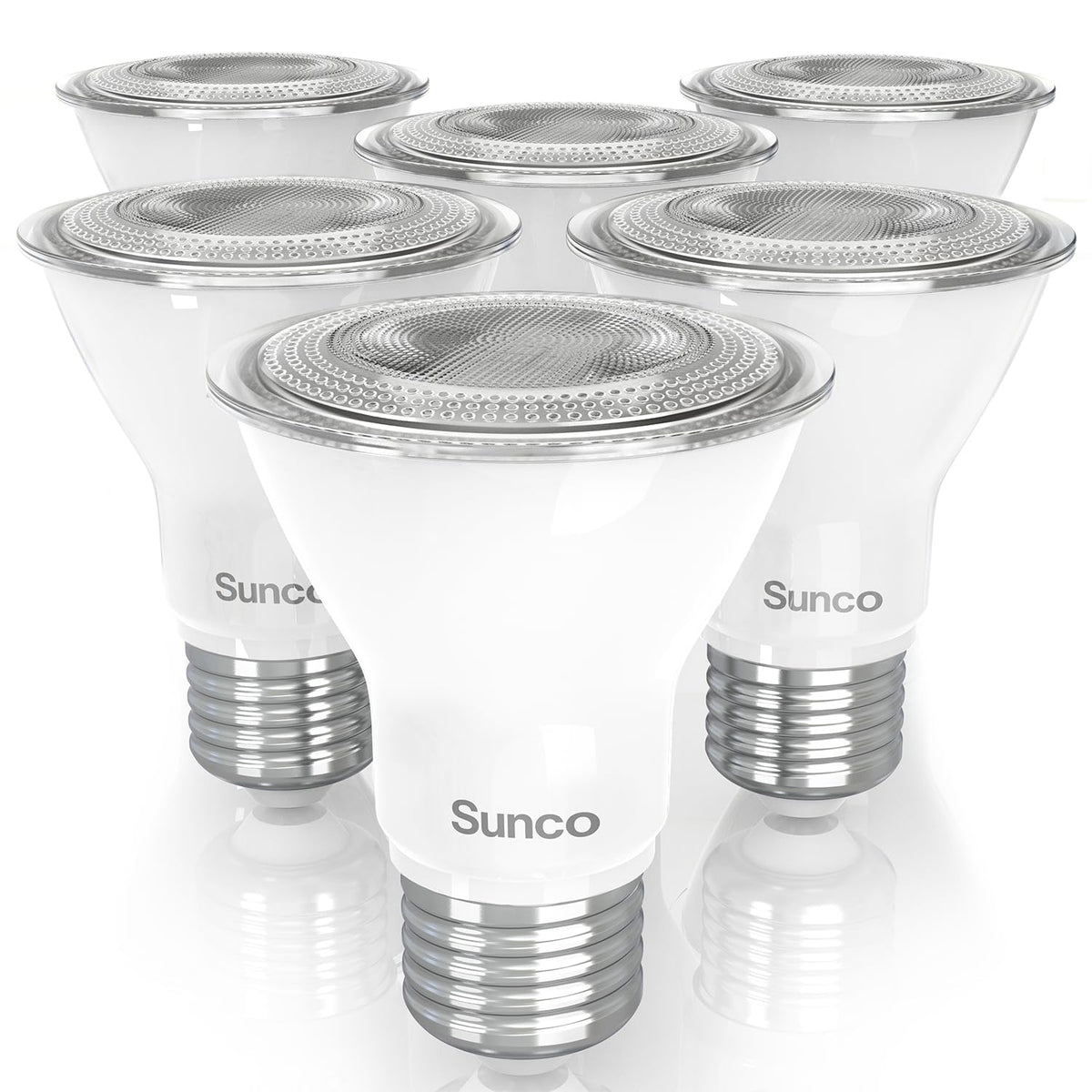 Sunco PAR20 LED bulb pack 6: versatile lighting for indoor and outdoor spaces.