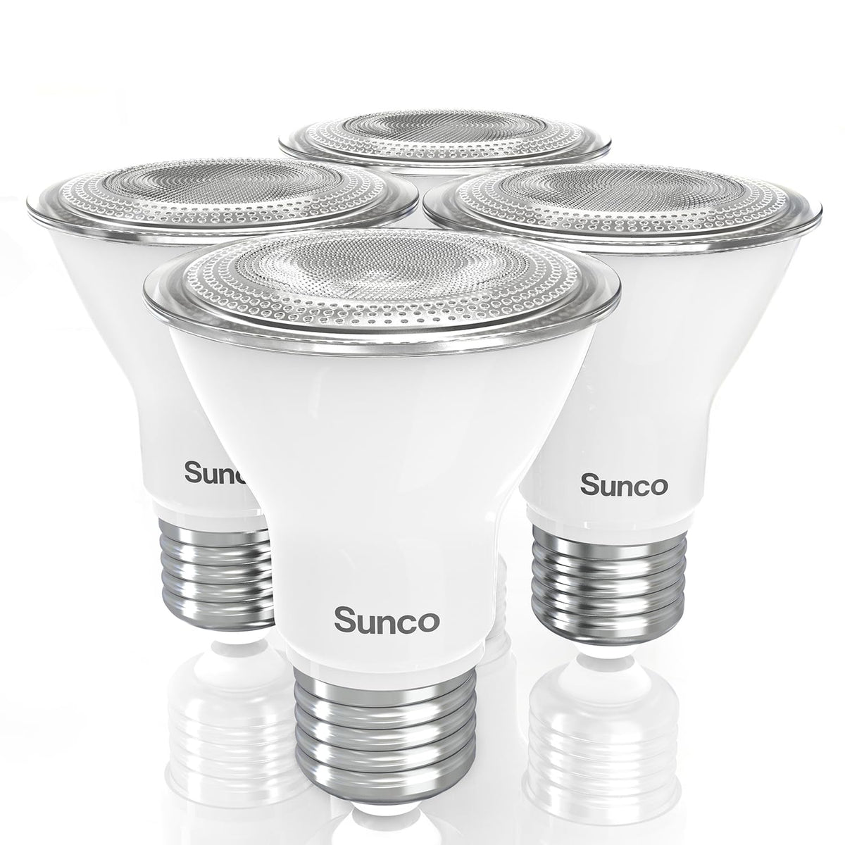 Sunco PAR20 LED bulbs ideal for outdoor flood lighting with reliable performance.