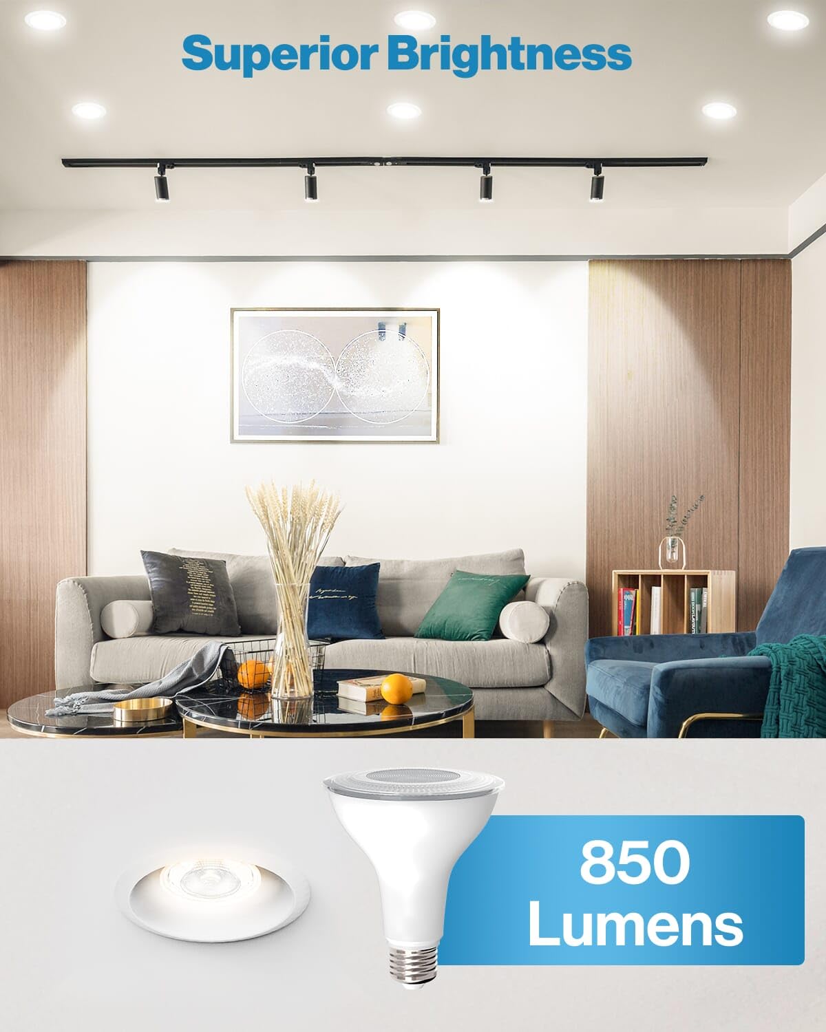 Sunco PAR30 LED bulb suitable for both indoor and outdoor dimmable lighting