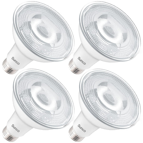 Sunco PAR30 LED bulb for outdoor flood lighting with driveways in mind.