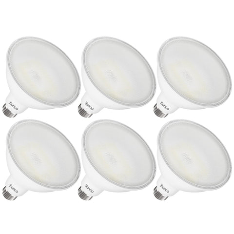 Sunco par38 outdoor flood bulb in warm white for porch illumination