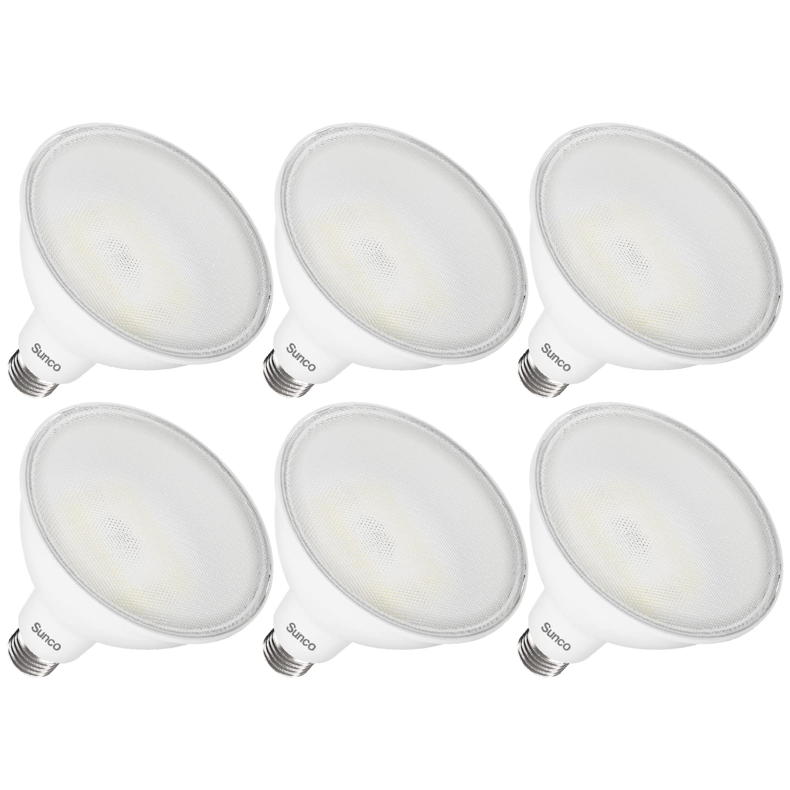Sunco PAR38 outdoor flood light bulb for bright exterior illumination.