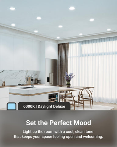 Sunco slim 6-inch LED downlight demonstrates easy installation and sleek trim