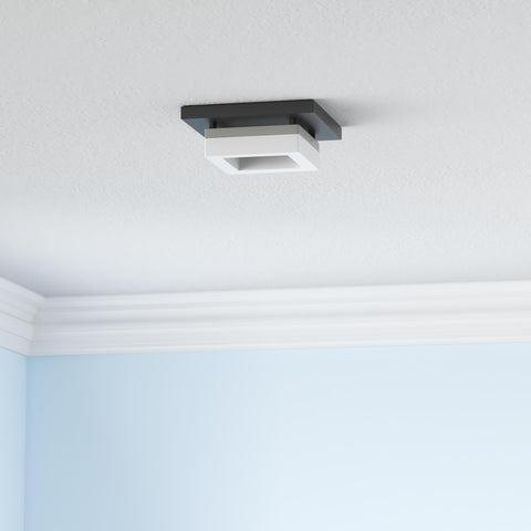 Sunco square ceiling light with selectable CCT via wall switch.