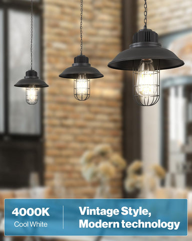 Sunco ST58 bulb provides warm soft white glow for dining and living spaces.
