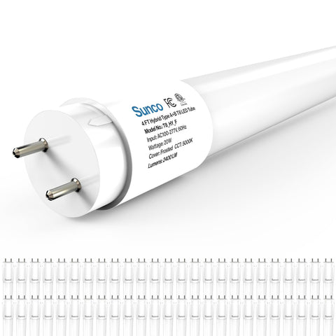 Sunco T8 LED bulb 4ft ballast bypass for versatile workshop upgrades
