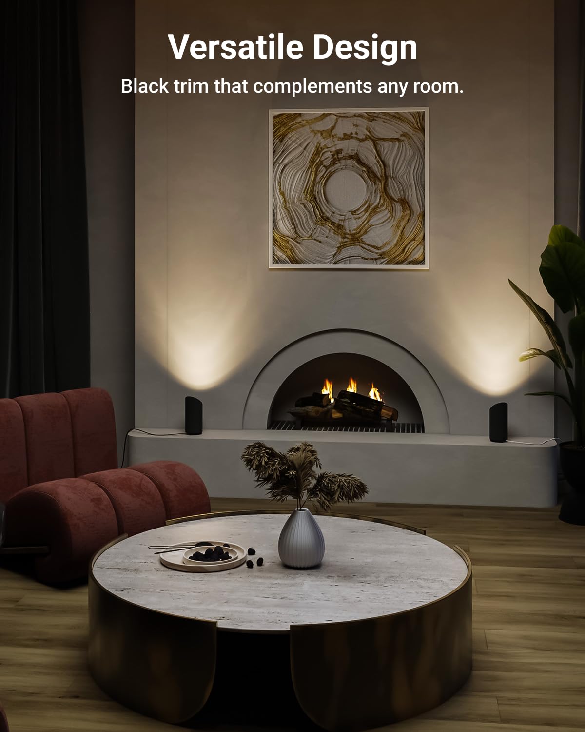 Sunco Lighting GU10 bulb compatibility allows easy bulb swaps for customization.