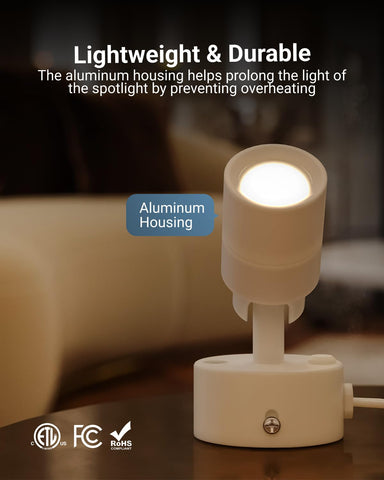 Sunco Uplights 2-pack provides consistent lighting for multiple display areas.