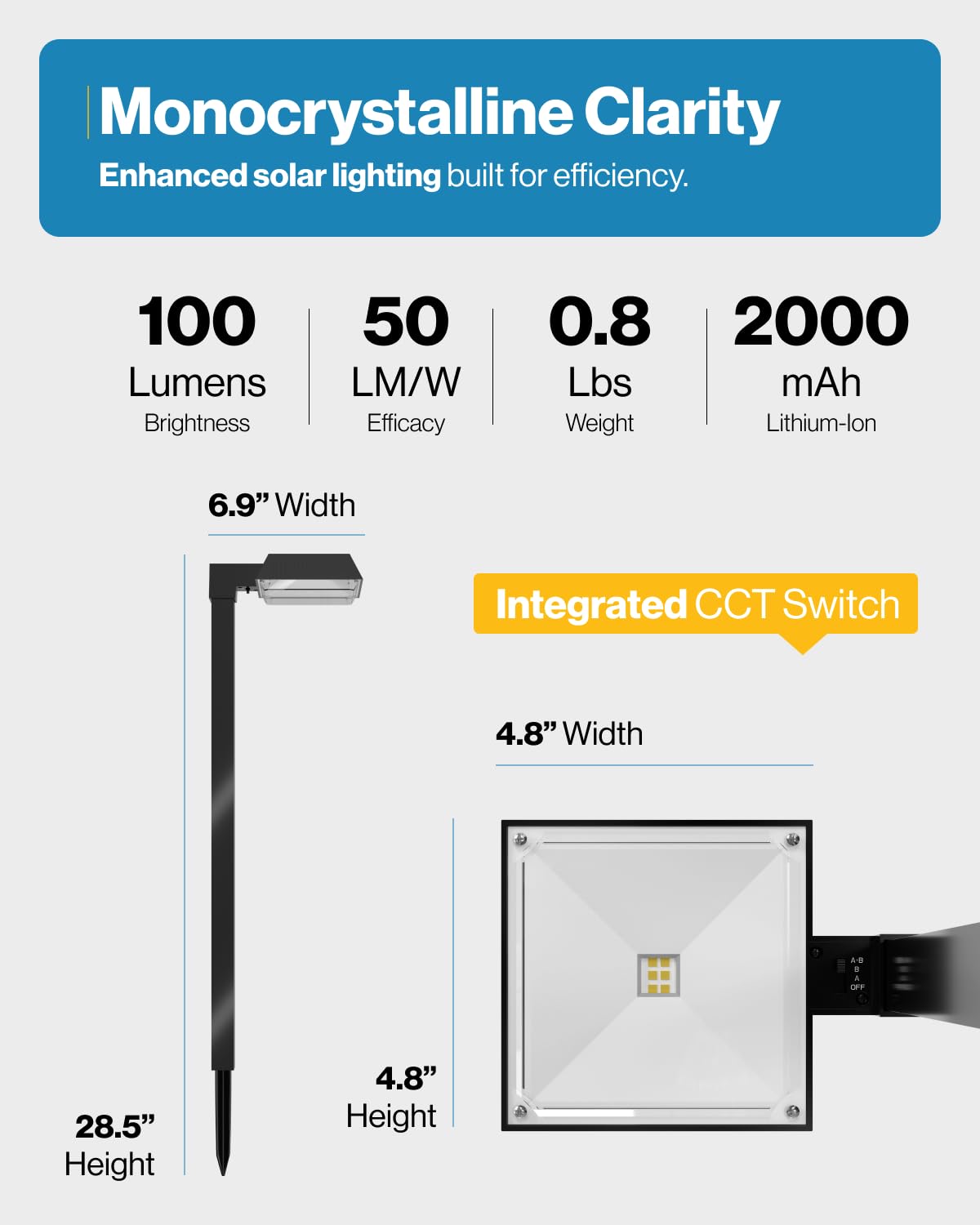 Sunco weather-resistant path light withstands rain and wind for outdoor use.