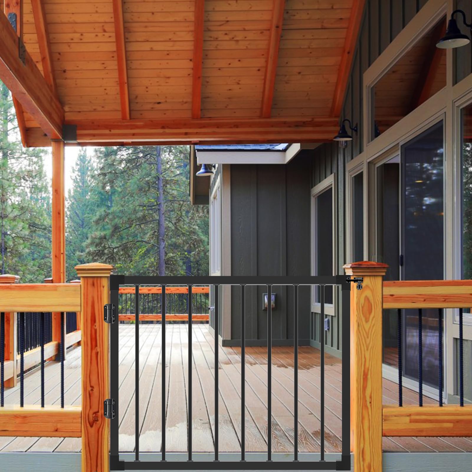 SunCrafts 36-inch deck match blends with standard rail heights.