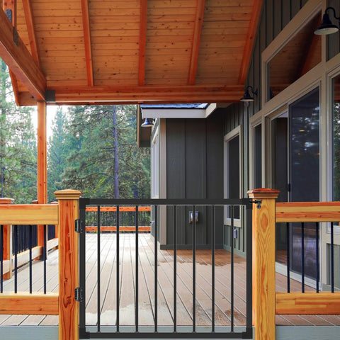 SunCrafts 36-inch deck match blends with standard rail heights.