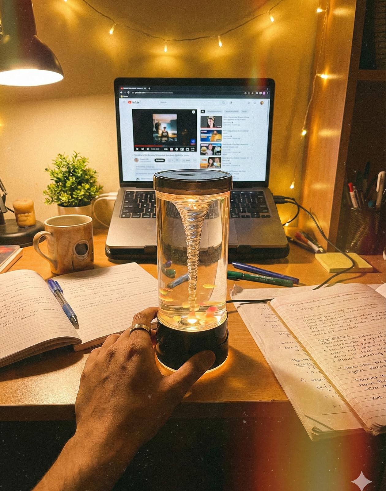 SUNDISC Tornado Lamp desk ambience ideal for gaming or study sessions