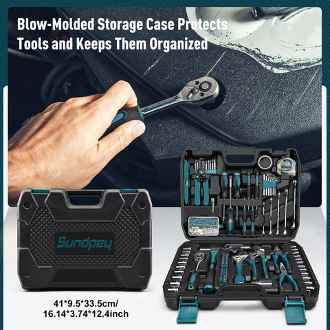 Sundpey screwdriver set offers versatile drives for quick assembly tasks.