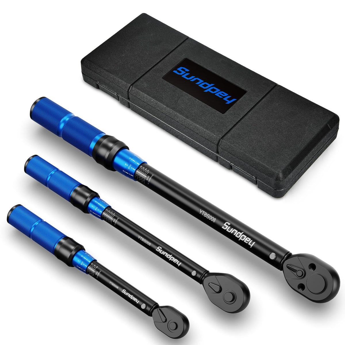 Sundpey torque wrench set in case for portable professional maintenance