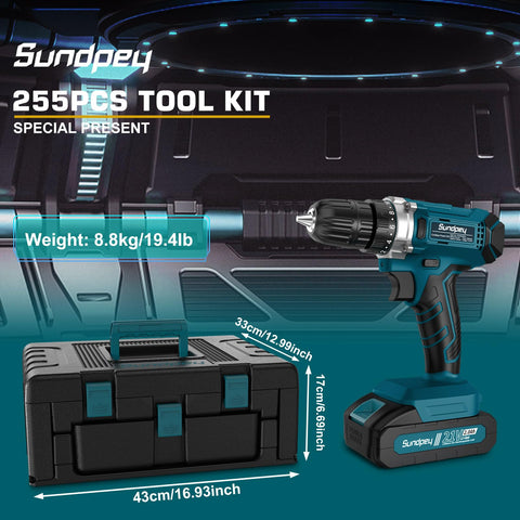 Sundpey two 2.0Ah batteries charging for ready power.