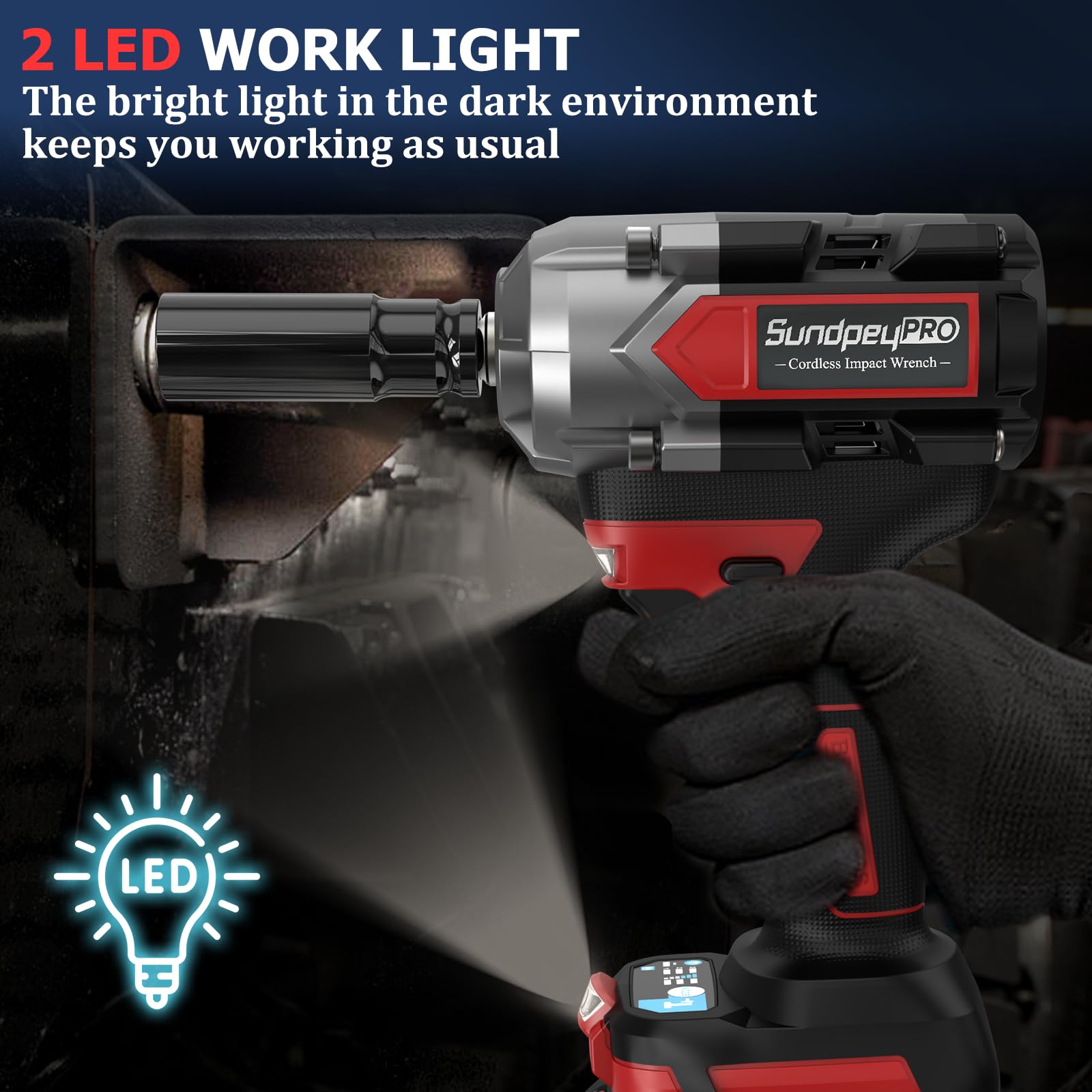 SundpeyPRO 4.0Ah batteries charging to extend runtime on job sites