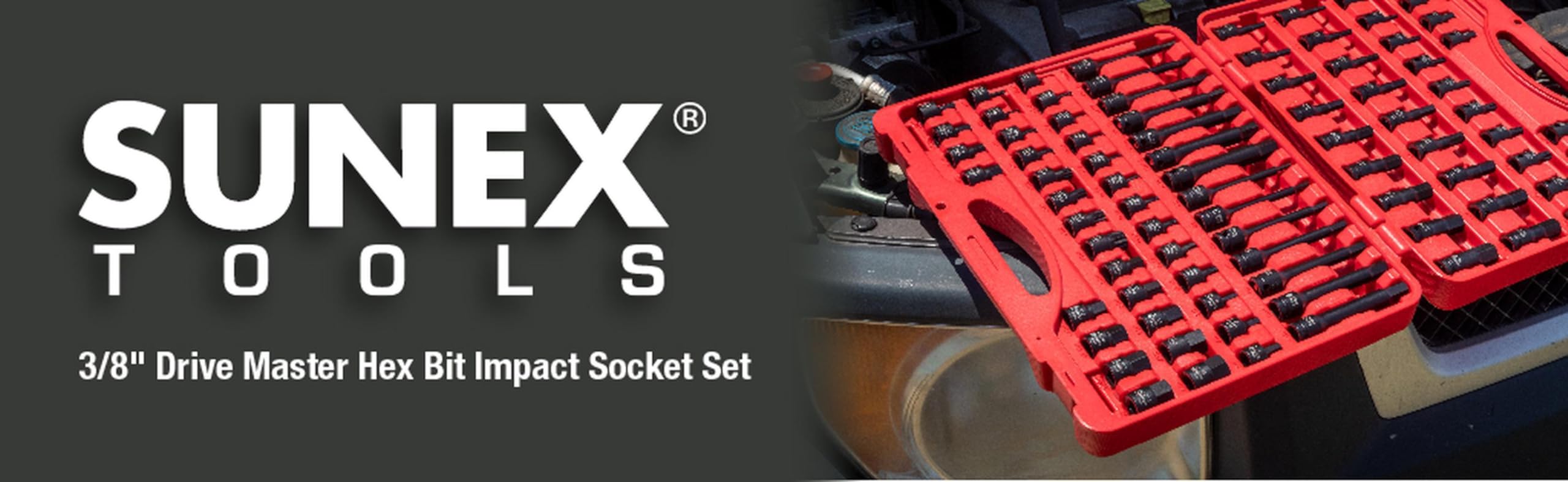 Sunex 3569 tamperproof bits provide access to security fasteners in constrained spaces.