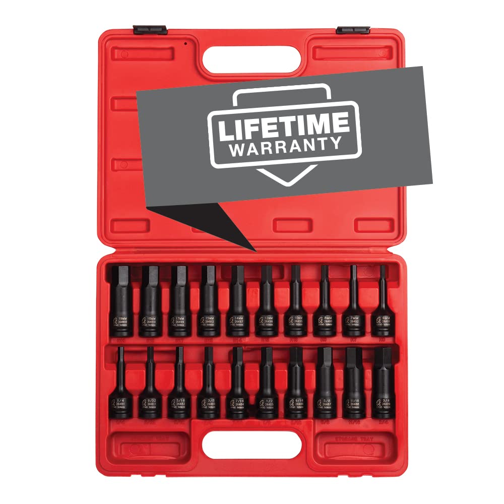 Sunex Tools 2637 hex set in case for portable, organized repairs