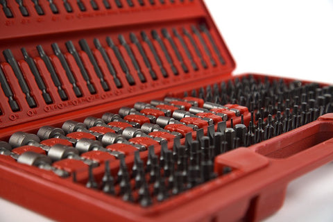 Sunex 9729 blow-molded case keeps bits organized and portable