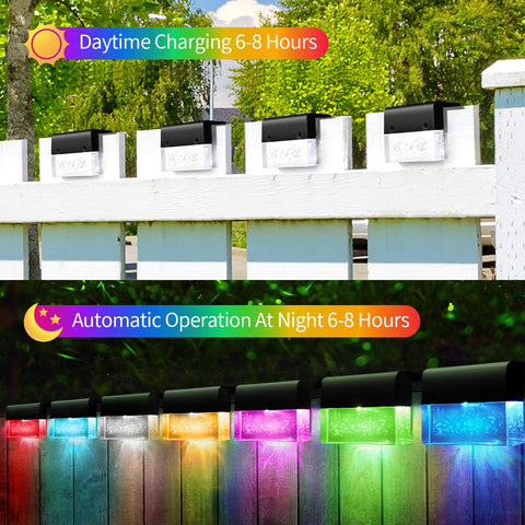 Sunface IP44 waterproof solar step lights withstand rain for year-round outdoor use
