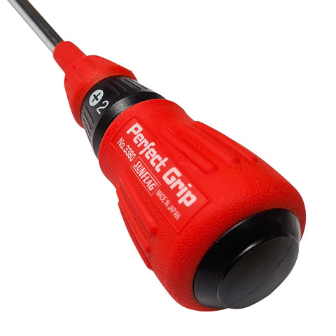 Sunflag magnetic tips keep bits ready for quick screw seating.
