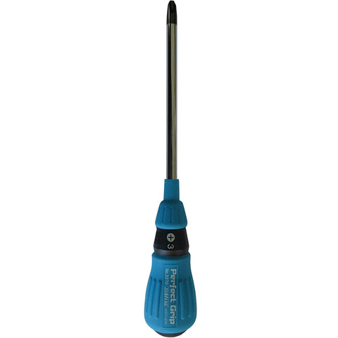 Sunflag soft polymer handle provides comfortable grip during use.