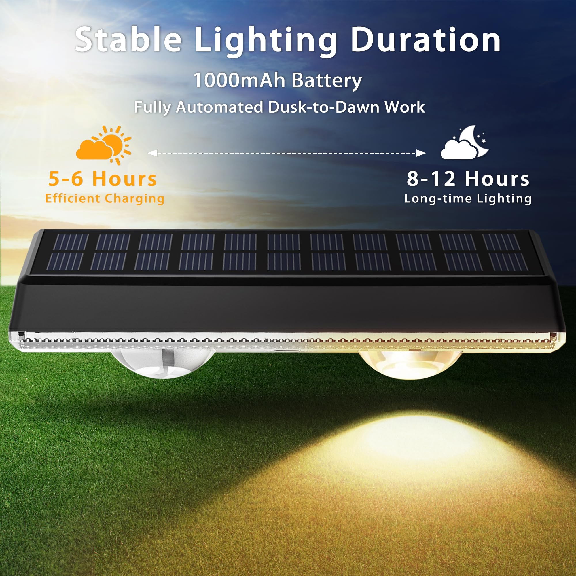 SunFlickt 7-color option enhances fence and deck lighting
