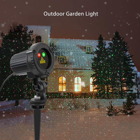SUNFUCAN night sky star pattern fills the yard with twinkling lights.