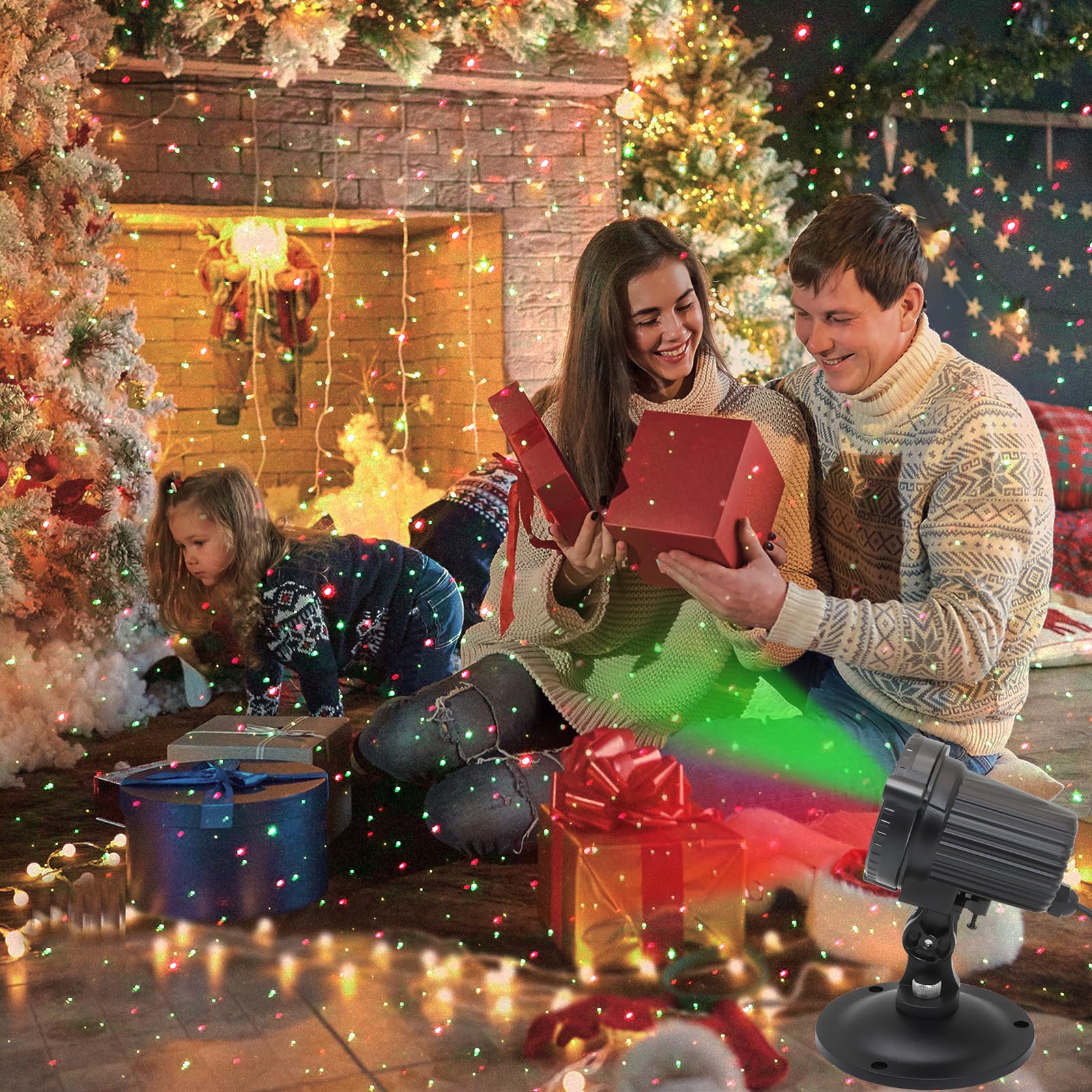 SUNFUCAN RF remote control lets you adjust colors and patterns.