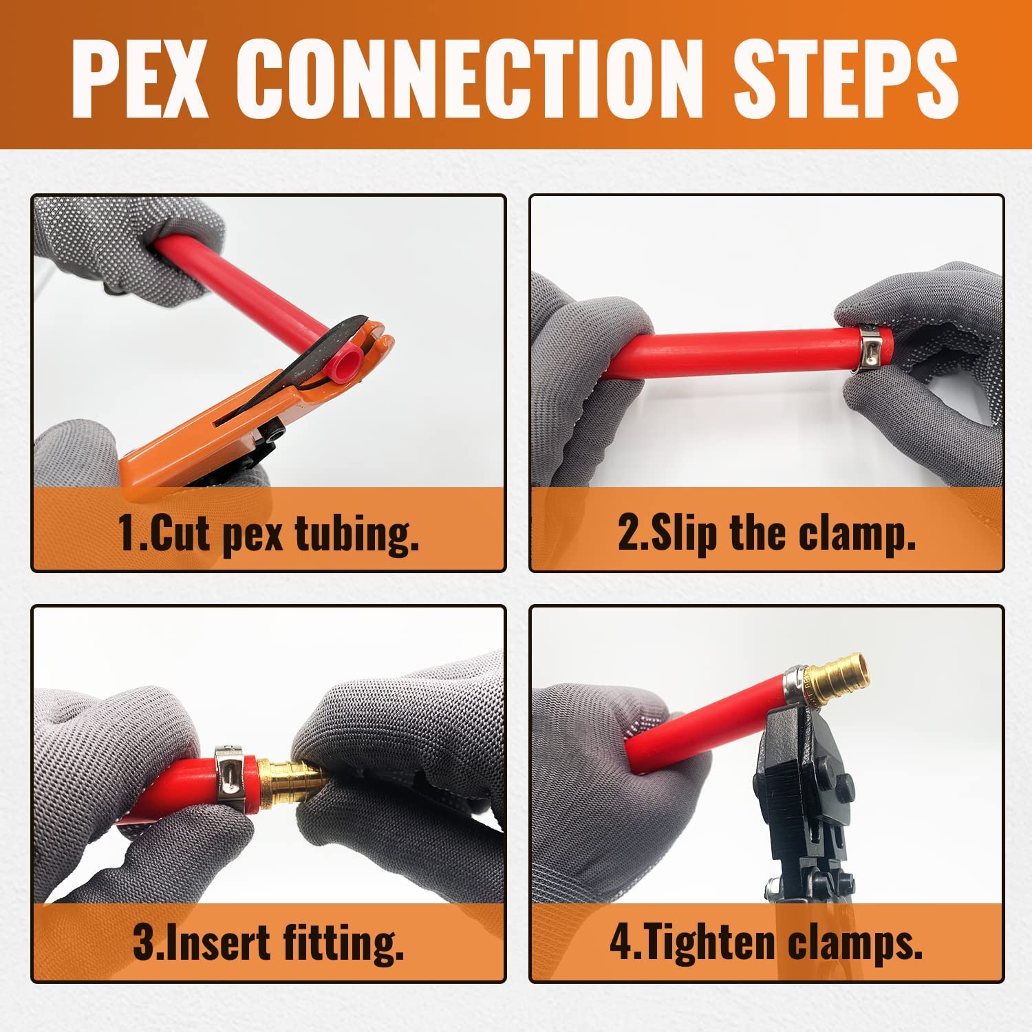 SUNGATOR compact compression connection compatible with copper, PEX, CPVC piping