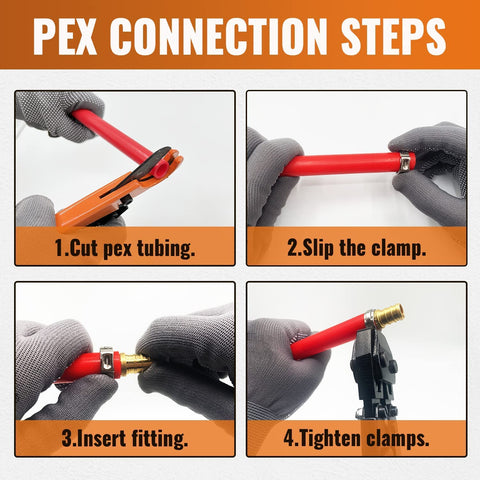 SUNGATOR compact compression connection compatible with copper, PEX, CPVC piping