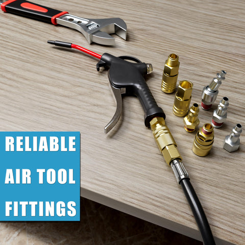SUNGATOR industrial air fittings compatible with M/D type couplers for wide application.