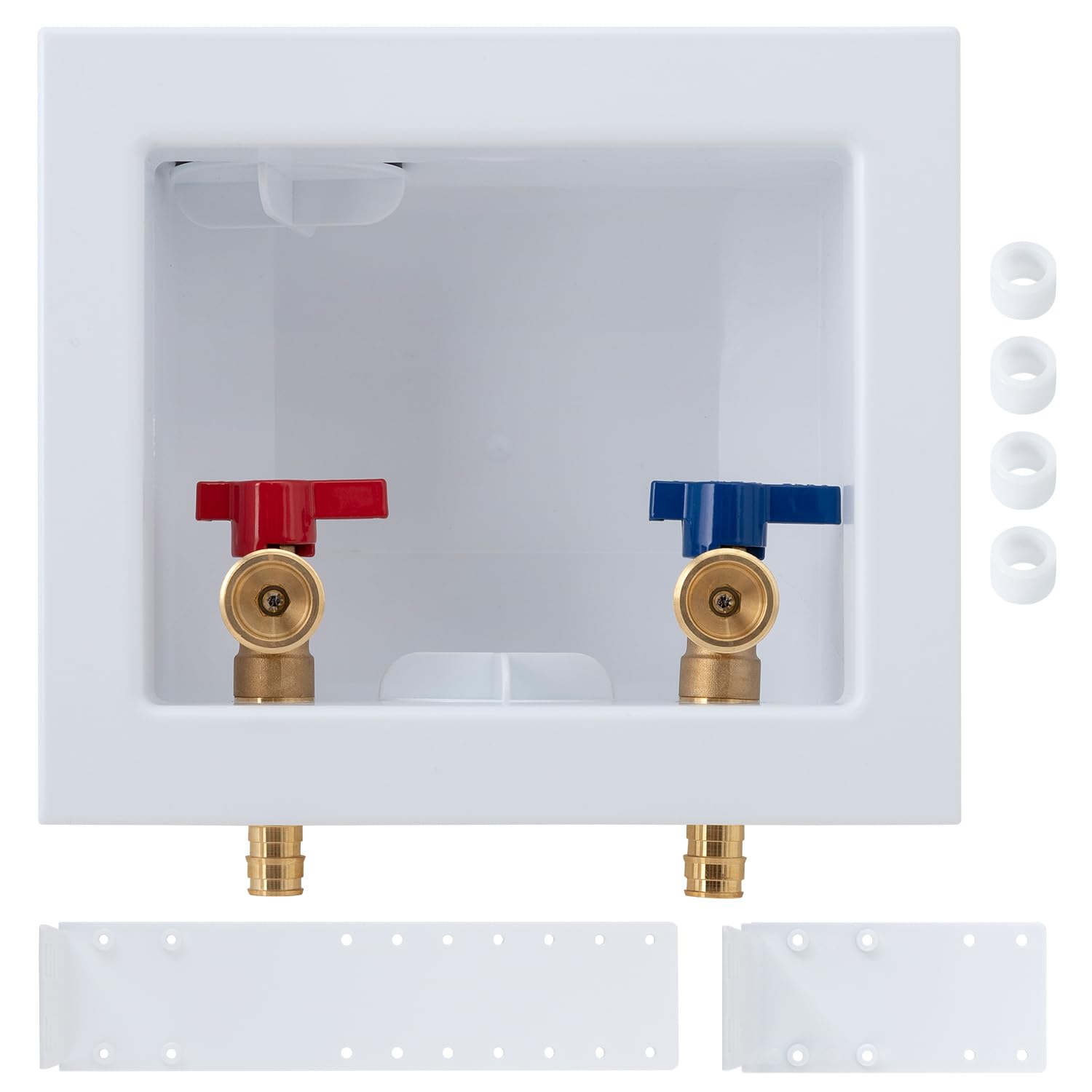 SUNGATOR Pex A washer box inlet and outlet assembly for reliable connections