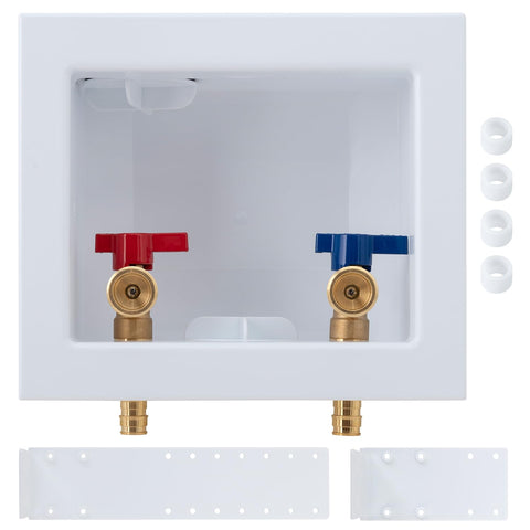 SUNGATOR Pex A washer box inlet and outlet assembly for reliable connections