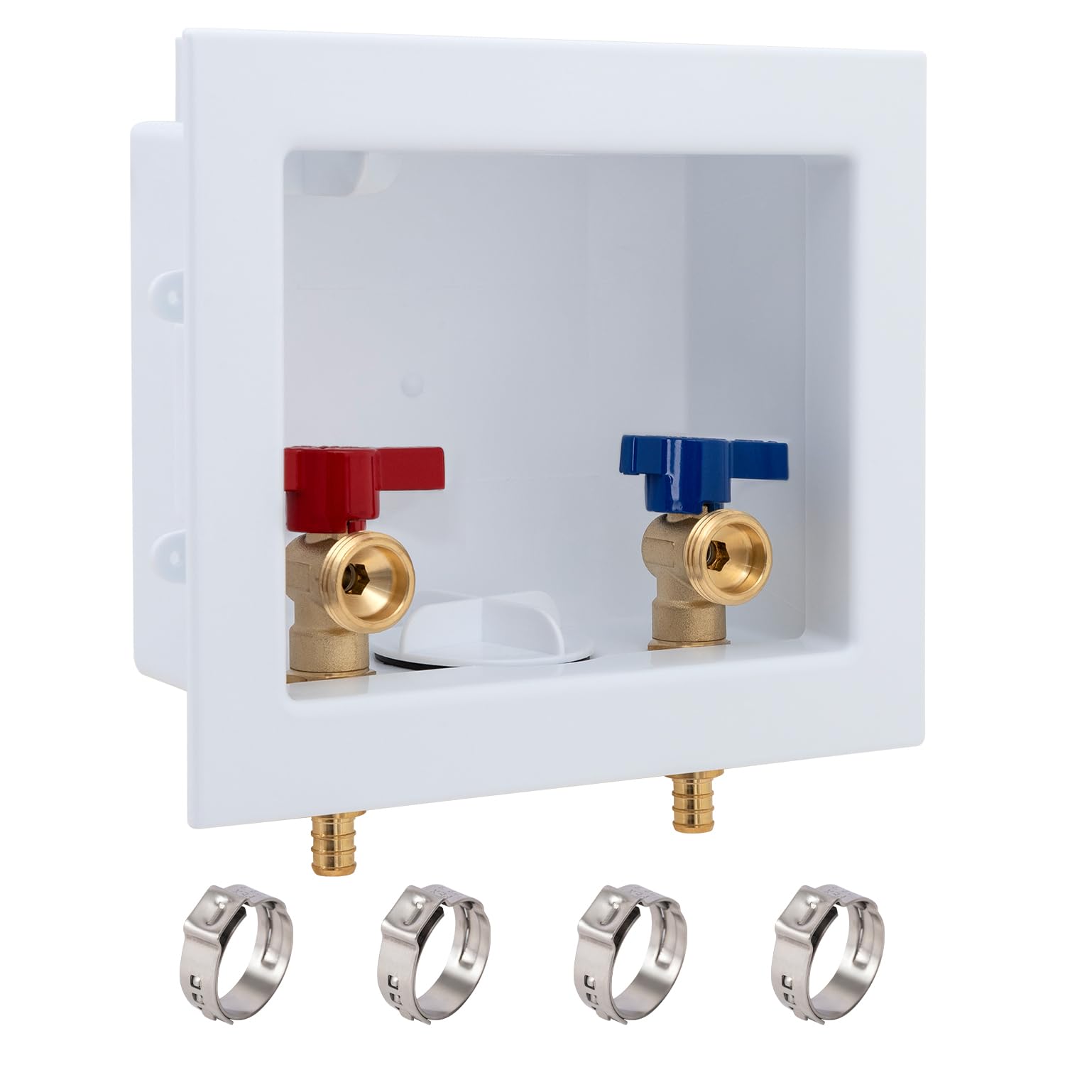 SUNGATOR PEX washing box with center drain for efficient drainage in laundry areas