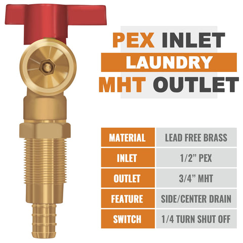 SUNGATOR PEX outlet box with side drain for flexible installation options