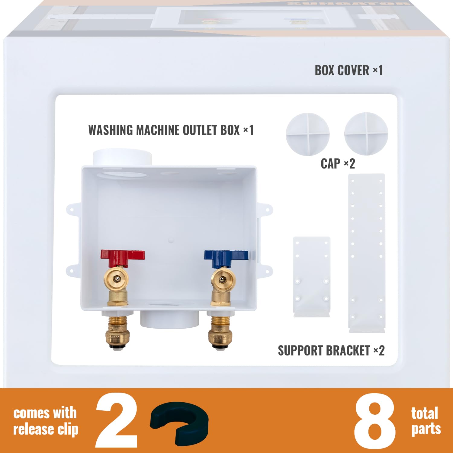SUNGATOR outlet box with durable, corrosion-resistant build withstands long-term use.
