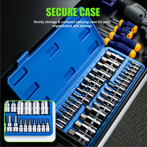 SUNHZ MCKP blow-molded case keeps sockets securely organized