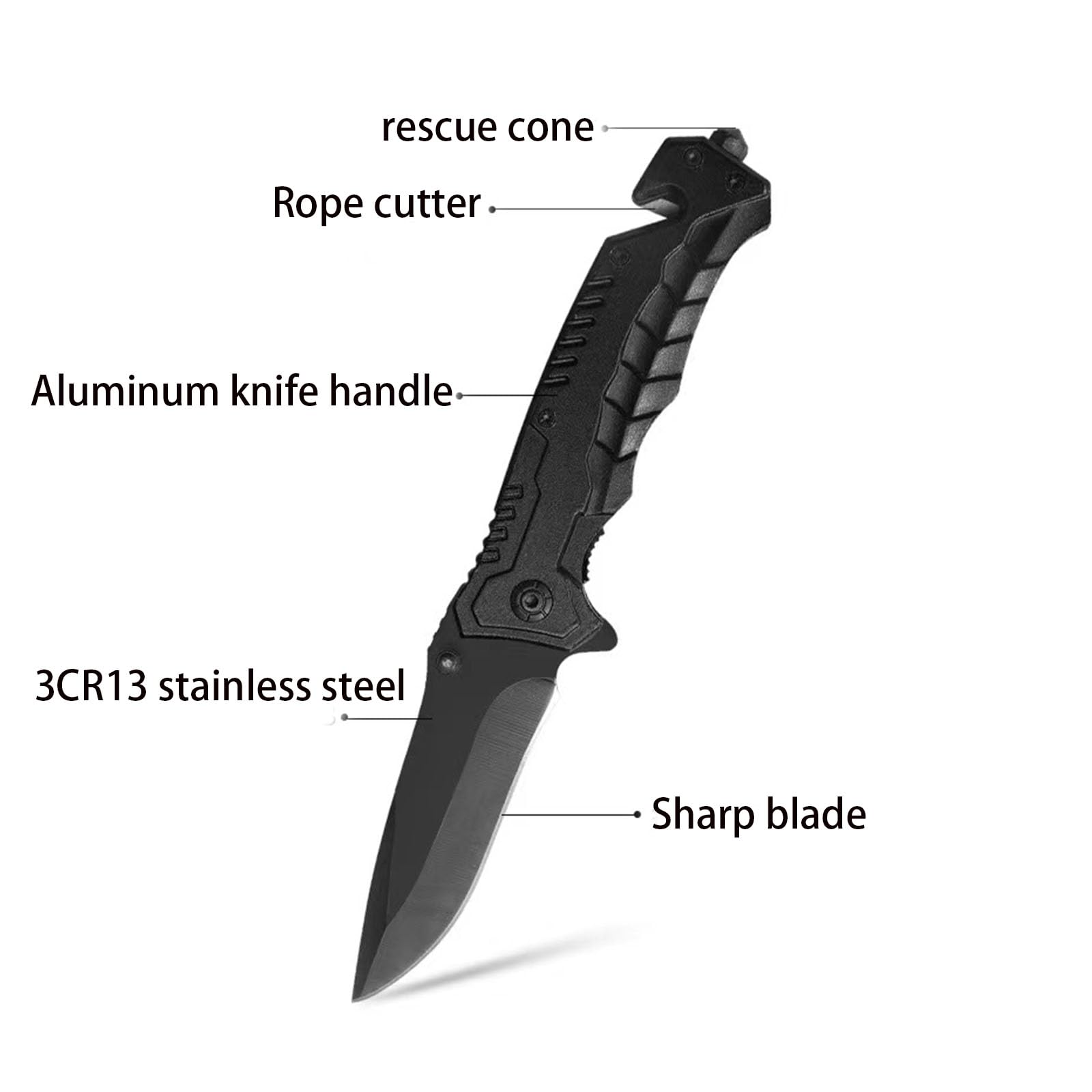 Suning knife blade 3-4 inch; versatile cutting power for outdoor tasks.