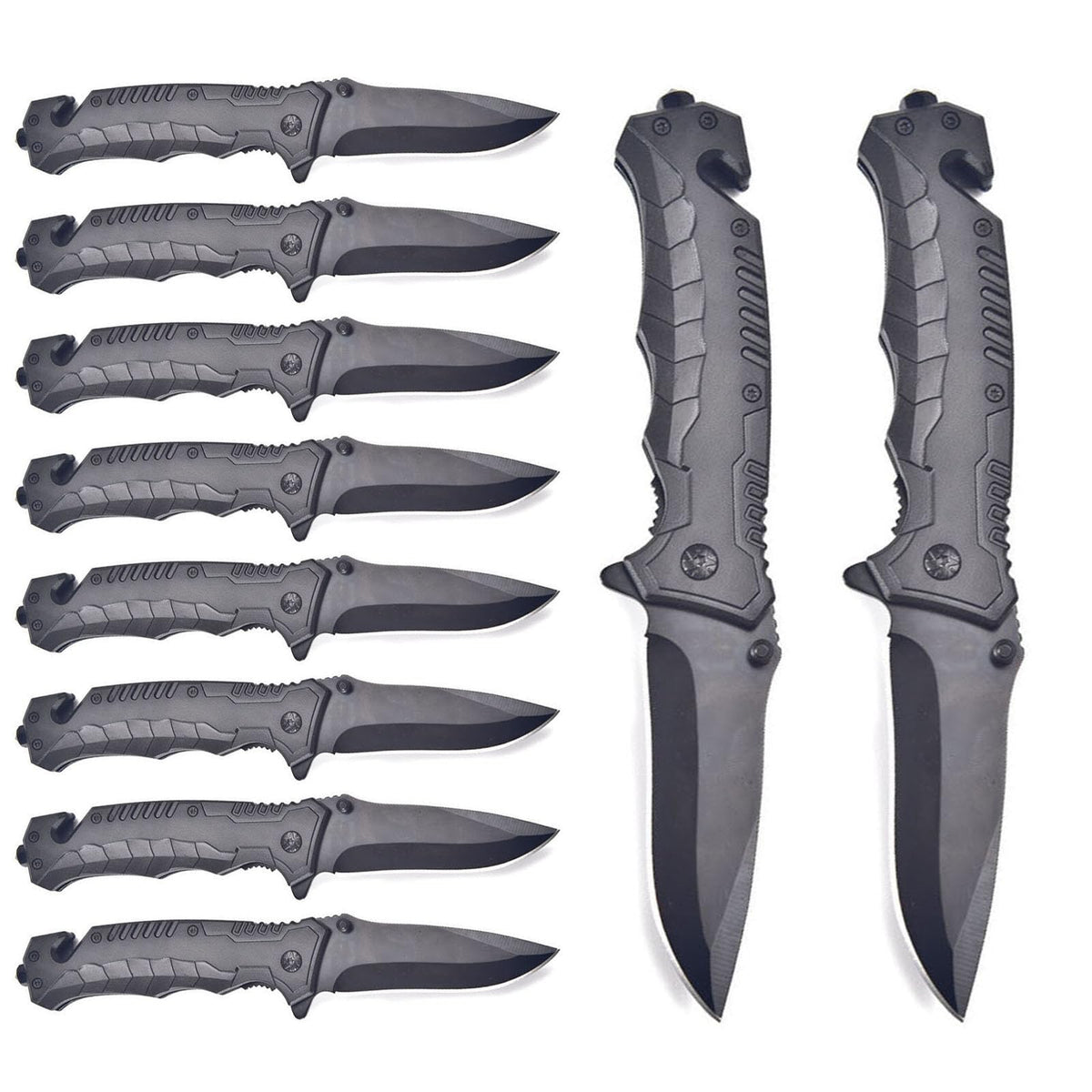 Suning tactical folding knife open; ideal for quick tasks on the go.